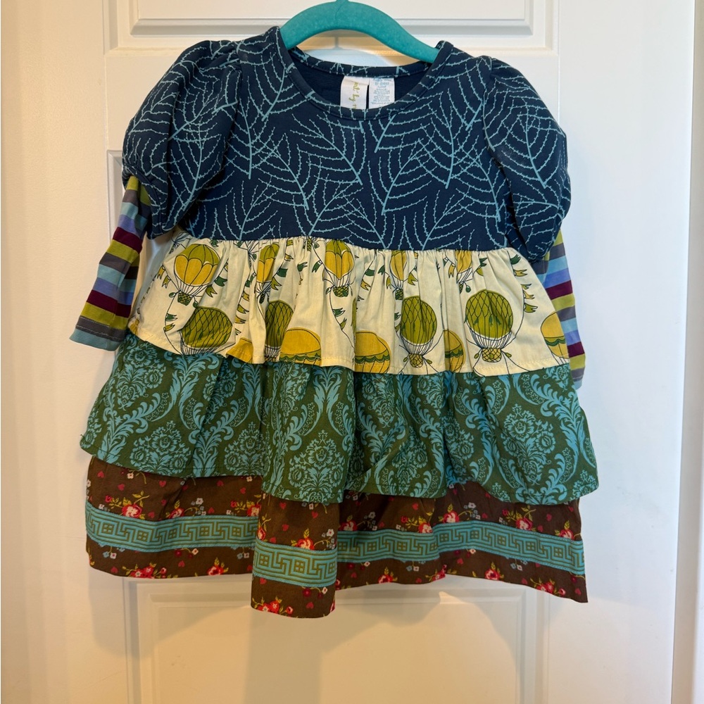 Matilda Jane Colorful Layered Long Sleeve Dress